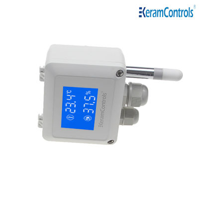 에어 덕트 장착 온도 습도 트랜스미터 디지털 출력