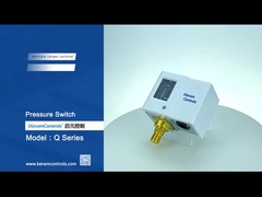 IP44 Housing SPDT Adjustable High Pressure Switch CE Approval