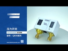 물 펌프를 위한 스테인레스 강 듀얼 조정가능한 압력 스위치